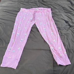 Pink Tinker Bell pj bottoms